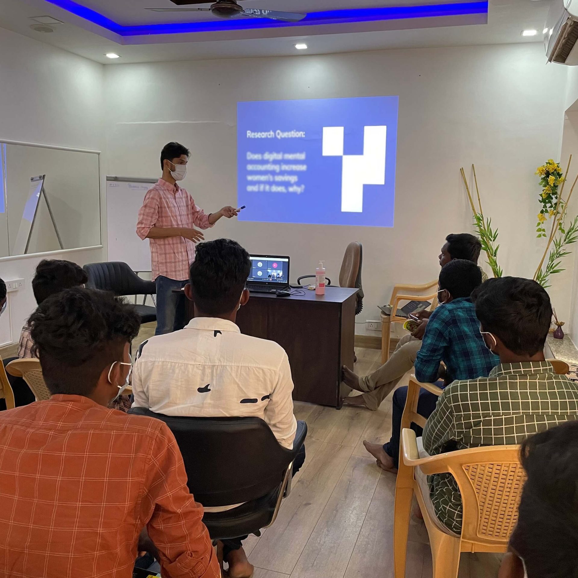 NYAS Research Director Giving Training On Mental Accounting in Chennai, India