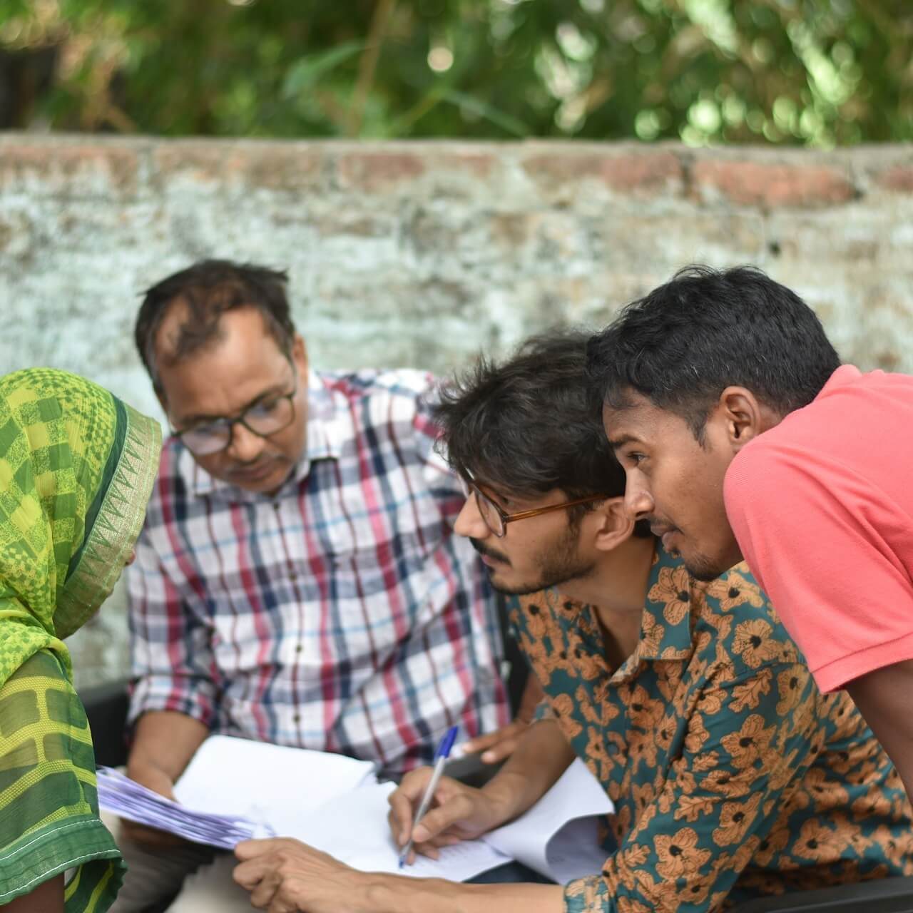 During the pilot in Bihar