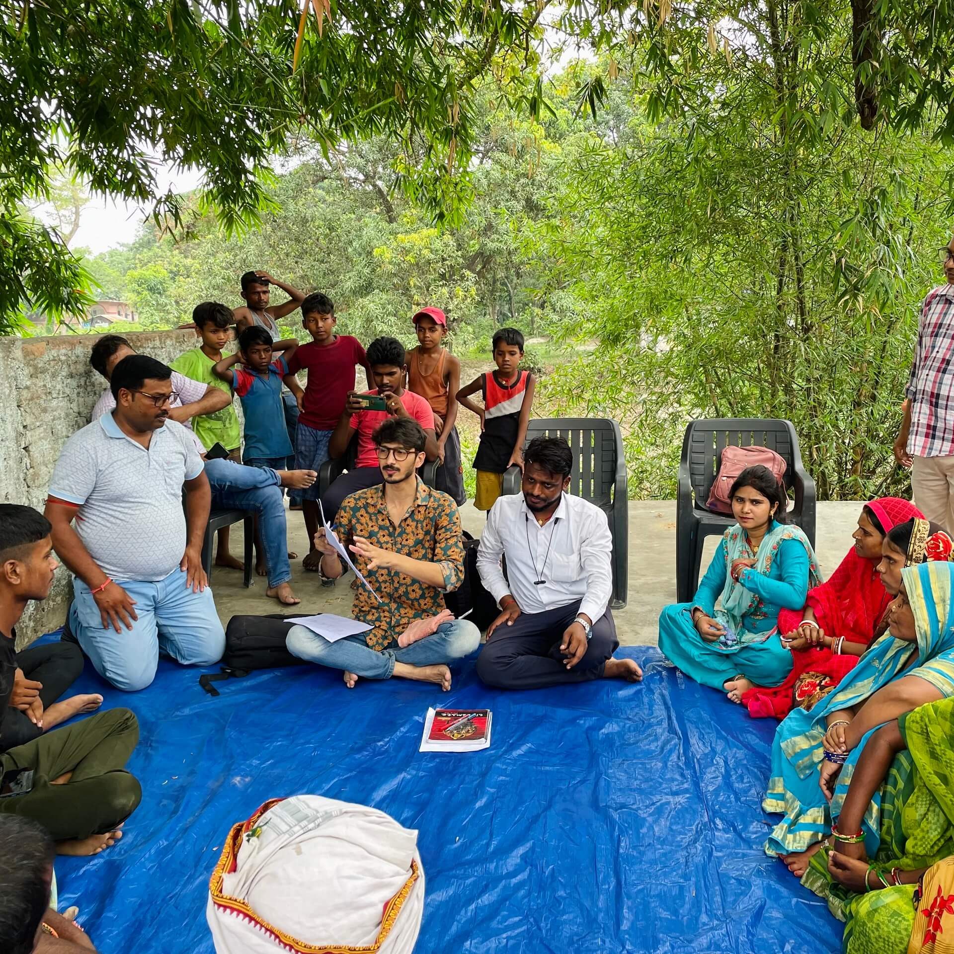NYAS Research Director Leading The Pilot in Village In Bihar